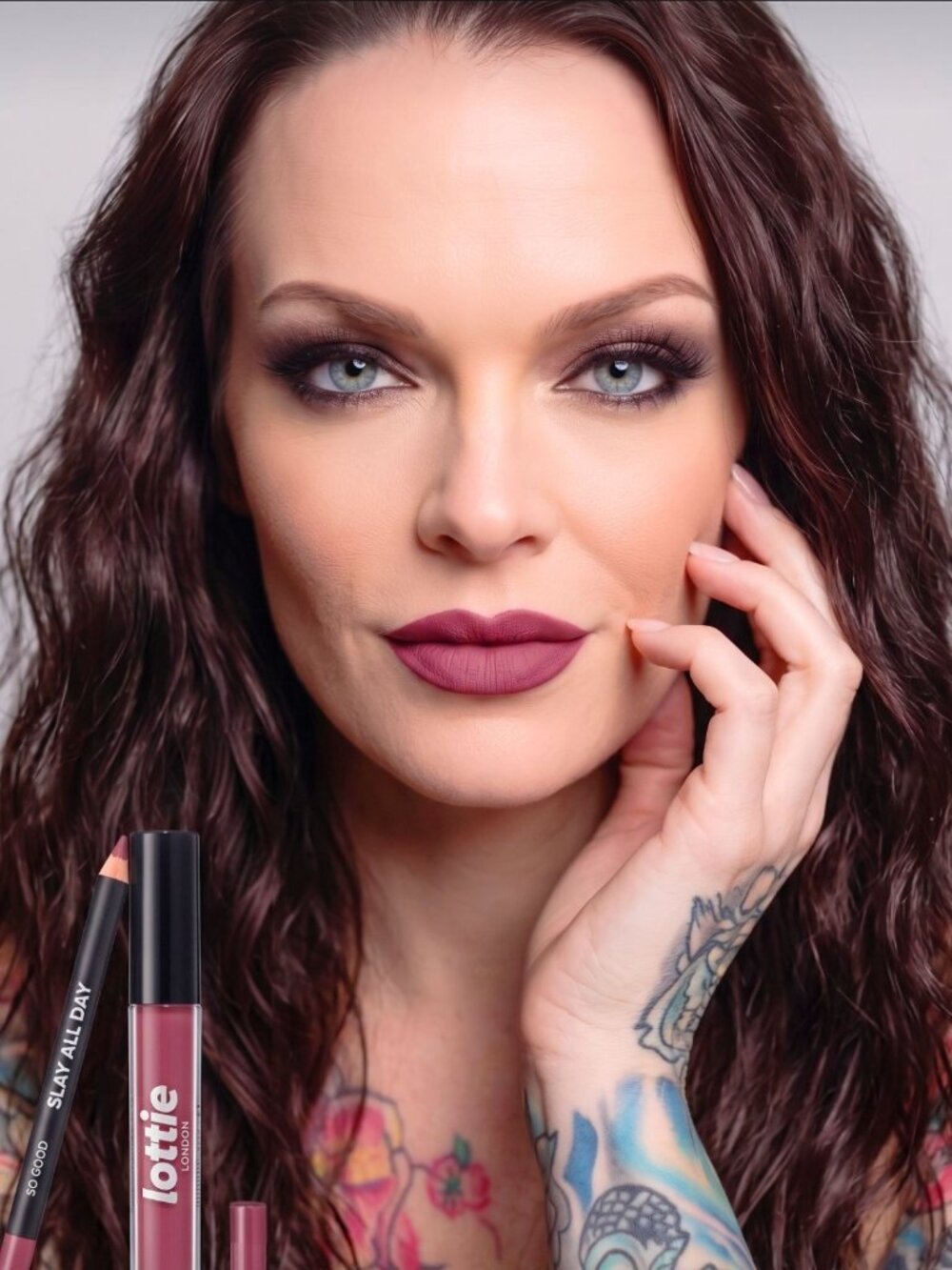 Lottie London ✦ Slay All Day Lip Kit ✦ So Good Liner & Matte Liquid Lipstick Duo